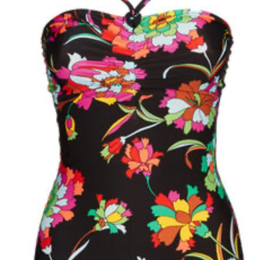 LadoubleJ roller girl swimsuit floral size extra small - Picture 4 of 14